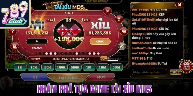 Tài Xỉu MD5 789Club – Cách Chơi Giúp Kiểm Soát Rủi Ro 1 tài xỉu MD5